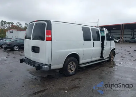 2021 GMC Savana Cargo Rwd 2500 Regular Wheelbase Work Van z USA, uszkodzony, nr VIN 1GTW7AFPXM1212467